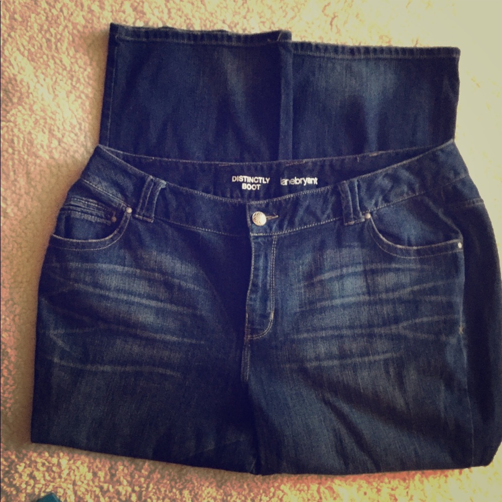 Petite Plus Size Boot Cut Jeans